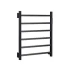Unbranded Towel Drying Rack 19.7 Wall Mounted Hang On Rust Resistant Matte Black