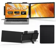 Laptop Screen Extender, 14 Inch IPS FHD 1080P Portable Monitor for Laptop Mini H