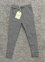 Gray Label Organic Kids Clothing & Fashion Black & White Leggings Size 7-8y