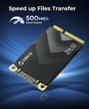 ORICO 128GB mSATA SSDSATA III 6Gbps 3D NAND Internal Solid State Drive Laptops