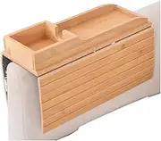 Sofa Armrest Tray Foldable Couch Table Rest Adjustable Removable Organizer TV Remote Drinks