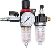 1/4" BSP Air Filter Regulator Compressor Air Filter Moisture Water Trap Pneumatic Tools Oil Lubricator-Type2