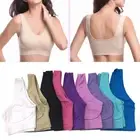 Women's Sports Gym Bra Yoga Tank Vest Cropped Stretchy Tops No Padded Bra M-3XL