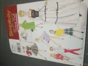 11.5" Doll Clothes Simplicity Sewing Pattern 5785 Uncut