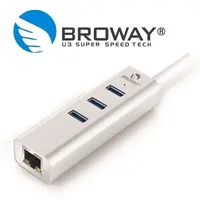 在飛比找PChome24h購物優惠-BROWAY BW-H3L1070A USB3.0 3POR