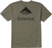 Emerica Mens Lockup Tee Moss T-Shirt