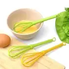 2pcs Manual Easy to Clean Cooking Plastic Hand Mixer Whisk Egg Beater Blender