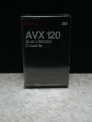 Scotch - 3M AVX 120 Studio Master Audio Cassette Tape - Factory Sealed