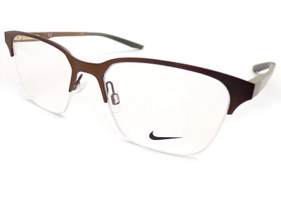 Nike Reading Glasses from +0.75 to +3.50 Satin Walnut Brown 53mm Unisex 8049 215