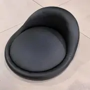 Replacement Bar Stool Seat with PU Leather Top and Bar Stool Replacement Seat Cushion black