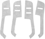 Compatible for ZEEKR 001 2024 Decorative Sticker for Car Door Glass Window Rising Button Frame Suede Accessories(G)