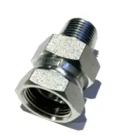 1404-8-12 1/2 NPT MALE x 3/4 NPSM FEMALE SWIVEL ADAPTER NPSM FITTING