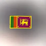 Sri Lanka Flag Patch — Iron On Badge Embroidered Motif — Lankan World Mini