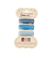 We R Memory Keepers Sew Easy Floss 6 Strands 3 Skeins Blue Blues New