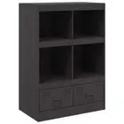 Steel Highboard Sideboard Buffet Cabinet Storage Rack Display Shelf Cupboard