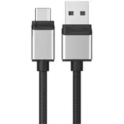 Alogic Ultra Fast Plus USB 2.0 USB-C to USB-A Cable - 2m - Space Grey Up to 3A - Up to 480Mbps [SULCA2G202-SGR]