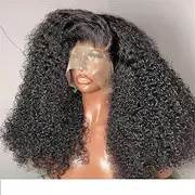 Lace Front Wigs For Women Kinky Curly Human Hair Wig 13X4 13X6 Lace Frontal Wig 4x4 HD Lace Wig 16 Inch 300 Density