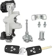 Complete Lock Set Ignition Switch Door Lock Cylinder Fuel Cap 2 Key Case, for Civic, 12-14 Car Ignition Security