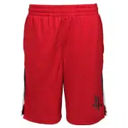 Outerstuff Houston Rockets NBA Boys Youth (8-20) Content Performance Shorts, Red
