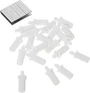 [Tofficu] 40Pcs Shutter Repair Kit Durable Shutter Pins Louvers Staples for Window Shutters Easy DIY Repair for Damaged Blinds Compatible with Various