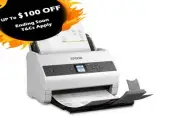 Epson DS860/DS870 Sheet Feed One Pass Duplex A4 USB Colour Scanner 65PPM/100xADF