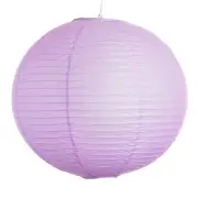 (Set of 3) Lavender Paper Party Wedding Lanterns - 12", 16" and 20" sizes