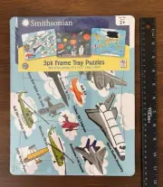 Smithsonian 3pk Frame Tray Puzzles NEW