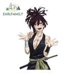 EARLFAMILY 13CM X 8.6CM HELL'S PARADISE JIGOKURAKU 卡通圖案動漫乙烯基