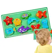 Tear and Pull Puzzle Game | Preschool Toys Matching Puzzle for Boys Girls,Fun Early Learning Toys, Shape Sorter for Bedroom, Nursery School