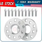 2X 10mm Thick 5x100mm&5x112mm Wheel Spacers 14x1.5 Studs For 1995-2015 Audi S6 (for: Audi)