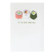 Hallmark Signature Birthday Card - Sushi Rolls