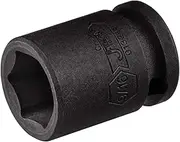 Jetech 3/8 Inch Drive 9/16 Inch Standard Impact Socket, Made with Chrome Molybdenum Alloy Steel, Heat Treated, 6-Point Design, SAE