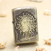 Genuine Zippo Lighter Vintage Medusa Windproof Armor Lighters NEW USA Collection