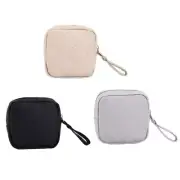 Women Tampon Storage Bag Sanitary Pad Napkin Makeup Cosmetic Bag for Girls