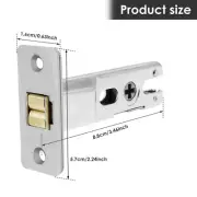 Square Sliding Door Lock Zinc Alloy Sliding Door Privacy Lock Invisible xipwq