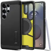 SPIGEN Galaxy S25 Ultra Case, 2025 Genuine Tough Armor MagSafe Compatible Magnet Kickstand Cover for Samsung