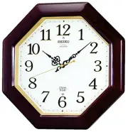 Seiko Clock RX210B Wall Clock, Radio-controlled, Analog, Selectable Chime & Stri