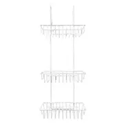 Over Door Shower Organizer Caddy Storage Bathroom Shelves 1059W 3 Tier