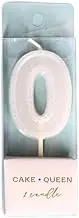 The Classic Cupcake Co (Cake Queen) Number Zero (0) Cupcake/Cake Candle