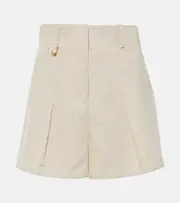 [Jacquemus] Jacquemus Le Short Bari high-rise shorts UK 12 white