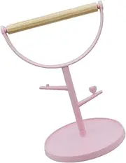 Generic Wood Parrot Bird Perch Training Stand Portable Playstand ing Gym for Medium Parrots Pets Birds Cage Accessories