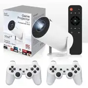 Cinemaster Pro-4k Smart Movie Projector Games Combo Video Games with 2Controller AU Plug