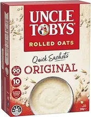 Uncle Tobys Quick Sachets Original Oats Breakfast Cereal (Pack of 10)