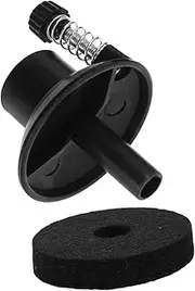 Generic 1 Set Drum Cymbal Support with Felt Pads and Plastic Mount Bracket Stable Drum Replacement Accessories