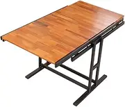 Extendable Dining Table, 2 in 1 Multifunctional Shelf, Deformed Telescopic Bookshelf, Space Saving Conversion Table Folding Table, Convenient Storage Kitchen Table (Color : A, Size : 140 * 80 * 78cm)