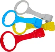 Generic 4 Pcs Playpen Hooks Push Walker Fence Walker for Babies Walking Assistant Rings Training Ring Chain Links Crib Hanging Crib Plastic