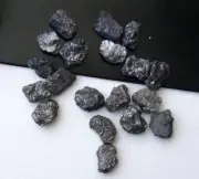 Natural Rough Diamond Black Colour Raw Uncut Loose Diamond For Making Jewellery