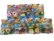 Barbie Ultimate Camper Hot Wheels Monster Trucks Lot Shark Wreak Bigfoot Mayer