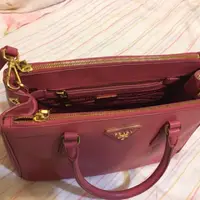 在飛比找旋轉拍賣優惠-Prada Saffiano Lux Tote Bag 粉色