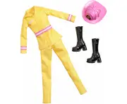 Barbie Careers Fashion Pack - Firefighter Uniform - Dress Barbie as Heroic Firefighter - Gift Toy for Girls - Oficial Barbie Merchndise - Christmas Preset